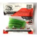 Силиконовая приманка для рыбалки, Taipan Slim View Fat, 2,8 дюйма, 8шт/уп, цвет №08 Green neon
